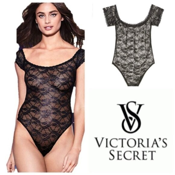 Lot of (2) Victoria's Secret Sheer Bodysuits / Playsuits / Teddys - Picture 3 of 9